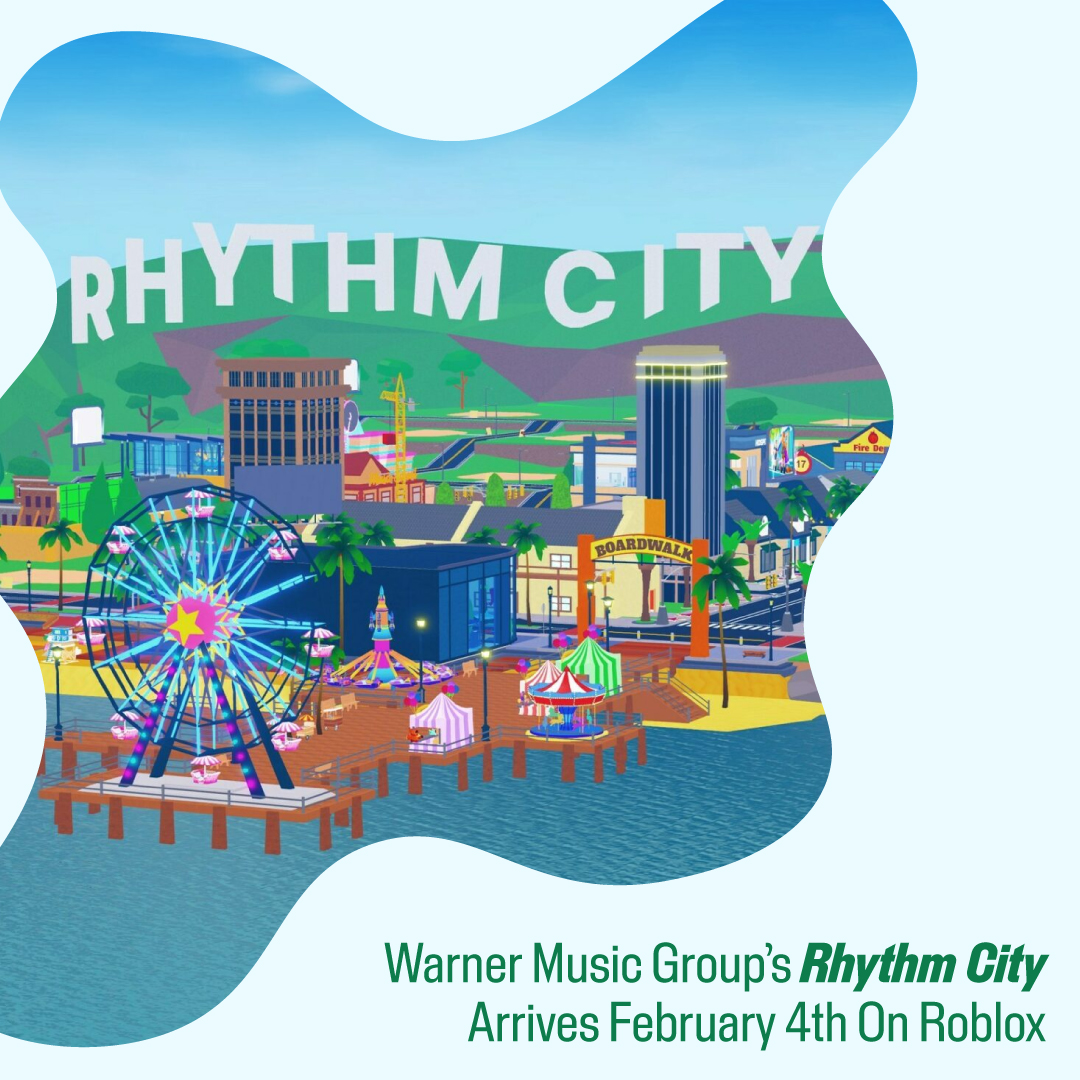 Exclusive: Warner Music's "Rhythm City" Will Make Its Roblox Debut On February 4
